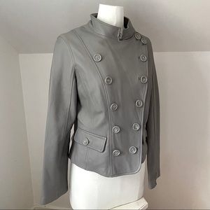 Jigsaw Leather Jacket, Sz L